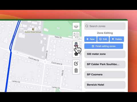 Using the live tracking map page in Track My Ride