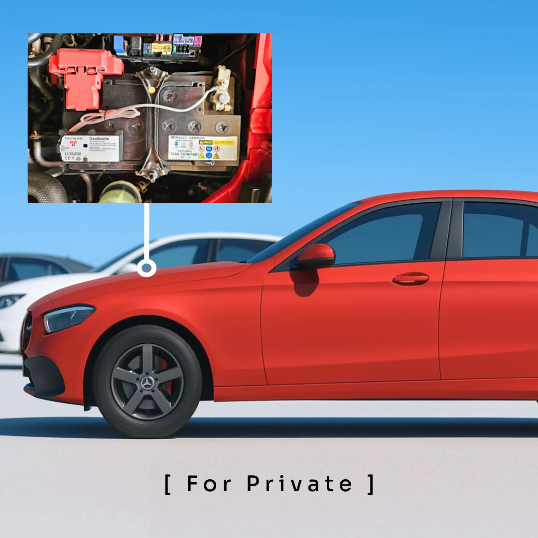 For private users and personal car GPS tracking