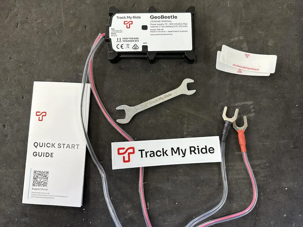 GeoBeetle on battery - angle 3